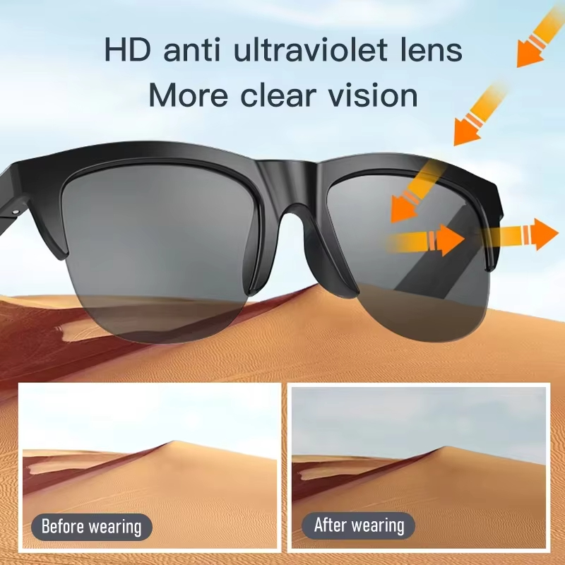 Outdoor Sport Glasses - Smart Sunglasses Glasses Bluetooth Call Outdoor