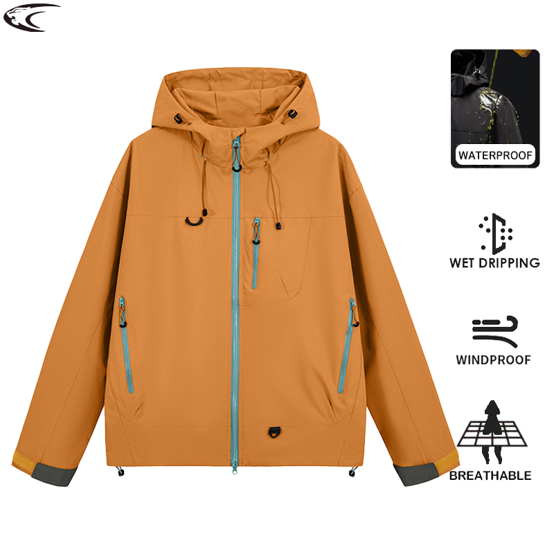 Outdoor Sport Coat - LNGXO Men Women Waterproof Hiking Jacket
