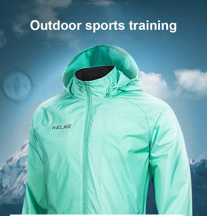 KELME Men's Waterproof Jacket  - Outdoor Sport Coat recension och pris