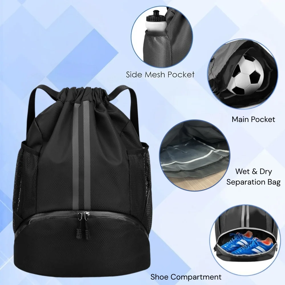 Drawstring Sports Backpack,Lig - Outdoor Sport Backpack recension och pris