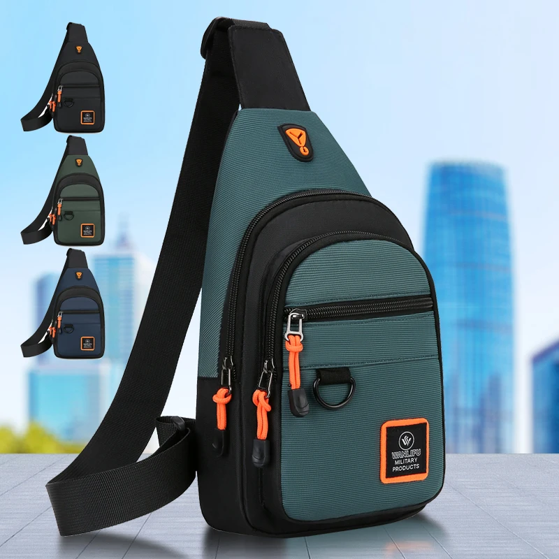 NEW Men's Chest Bag Men's Leis - Outdoor Sport Backpack recension och pris