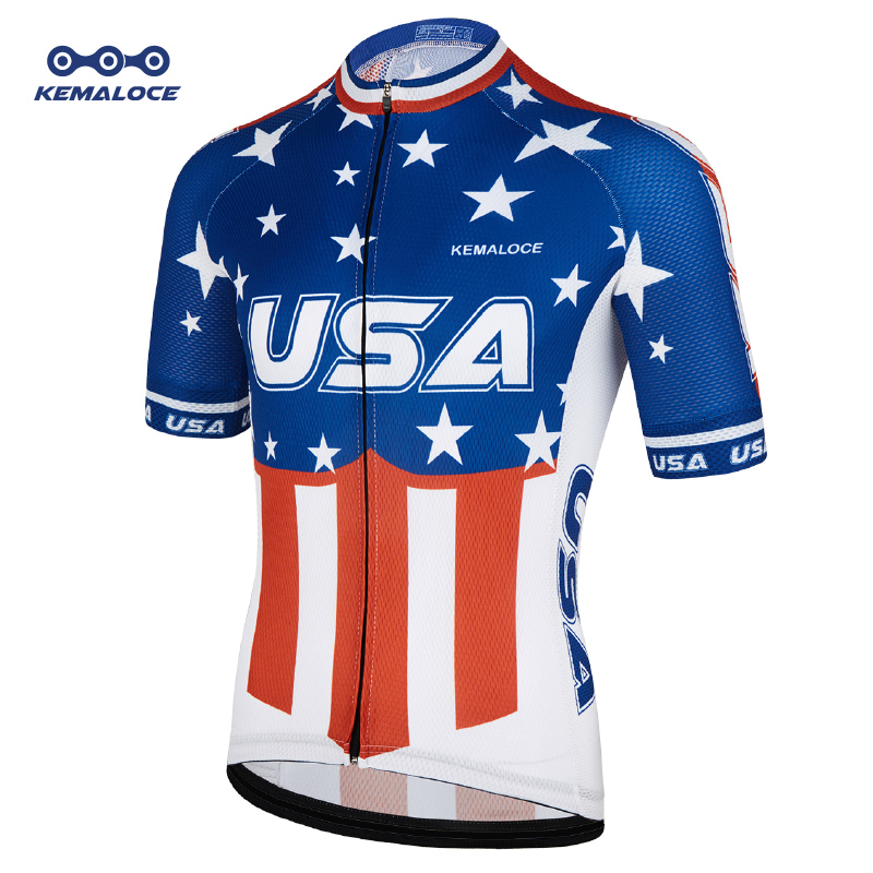 KEMALOCE Bike Jersey USA Navy  - Outdoor Sport Usa recension och pris