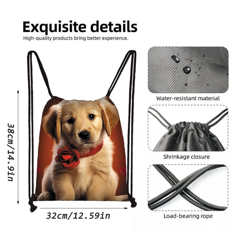 Child Printed Drawstring for S - Outdoor Sport Backpack recension och pris