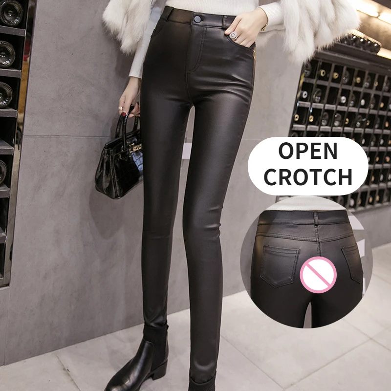 Woman Open Crotch Sexy Legging - Outdoor Sport Leggings recension och pris