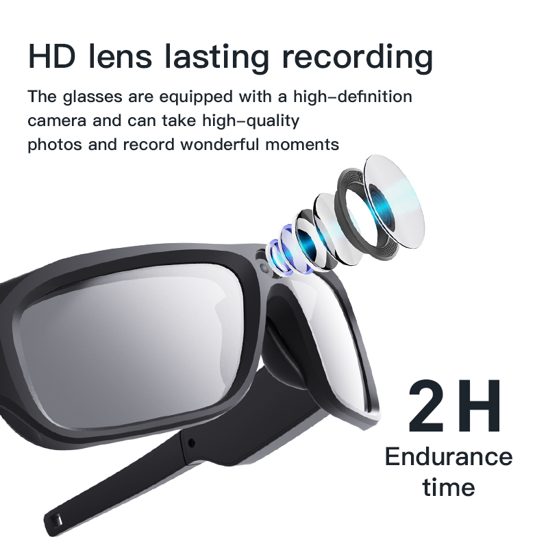 4K HD Smart Glasses Camera Min - Outdoor Sport Glasses recension och pris