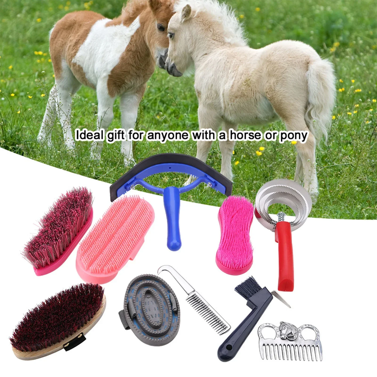 10Pcs Horse Grooming Care Kit  - Grooming Kit Horse recension och pris