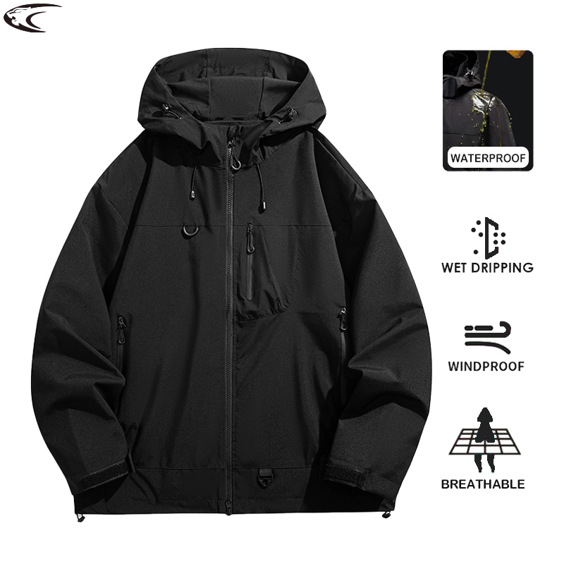LNGXO Unisex Waterproof Windbr - Outdoor Sport Coat recension och pris