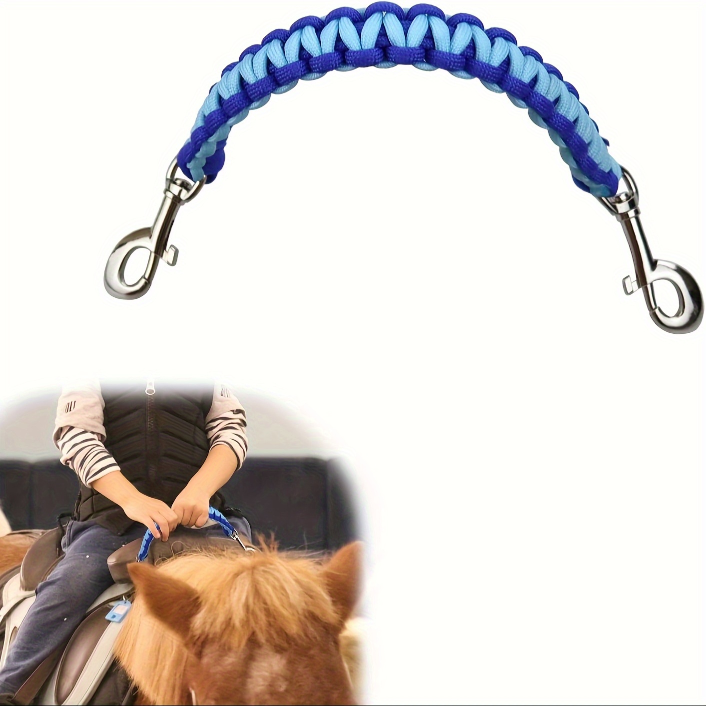 1-Pack Blue Nylon Saddle Balan - Grooming Kit Horse recension och pris