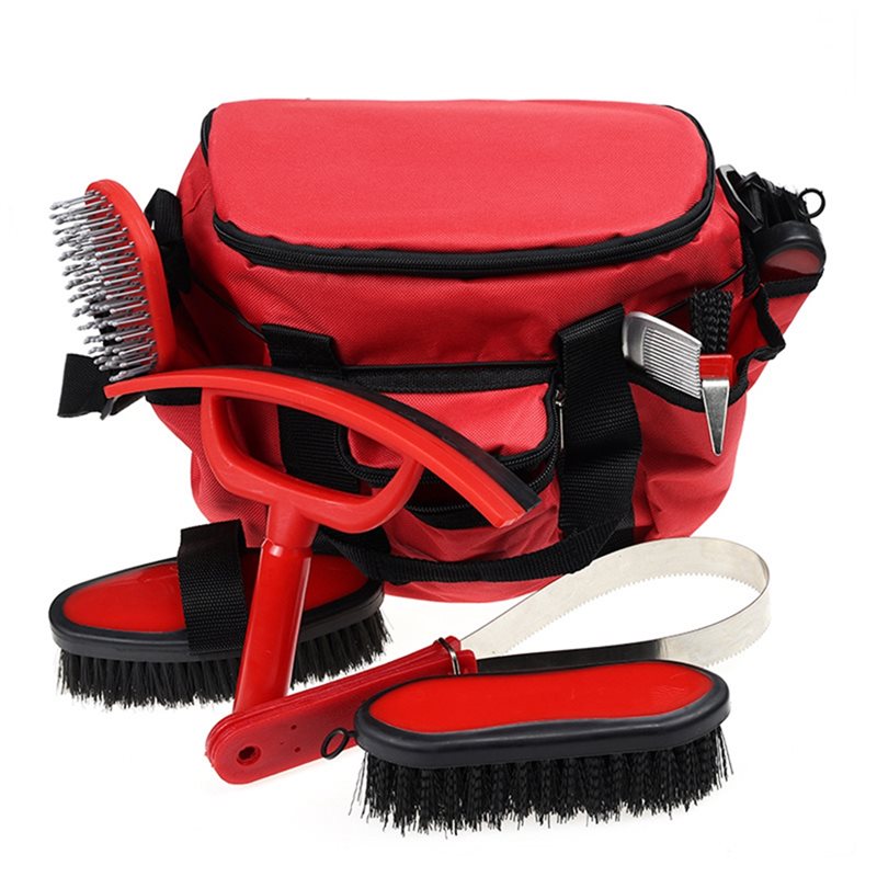 【SPECIAL】9-Piece Horse Groomin - Grooming Kit Horse recension och pris