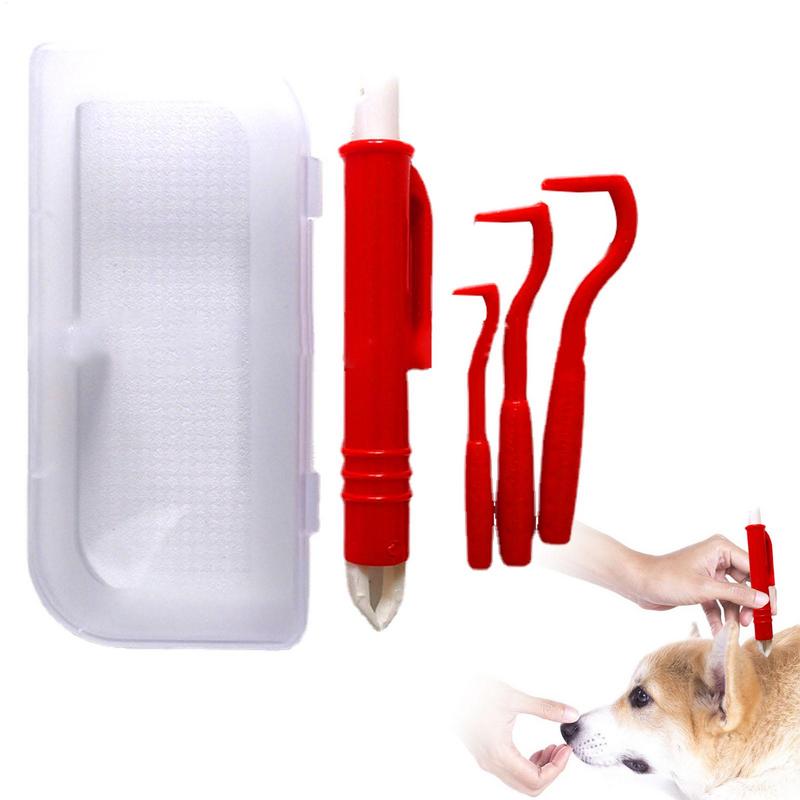 4Pcs/set Pet Tick Remover Kit  - Grooming Kit Horse recension och pris