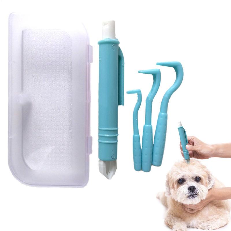 4Pcs/set Pet Tick Remover Kit  - Grooming Kit Horse recension och pris