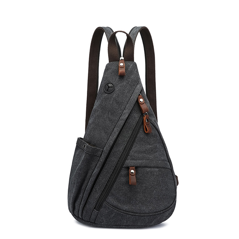 Canvas Sling Bag Convertible C - Outdoor Sport Backpack recension och pris
