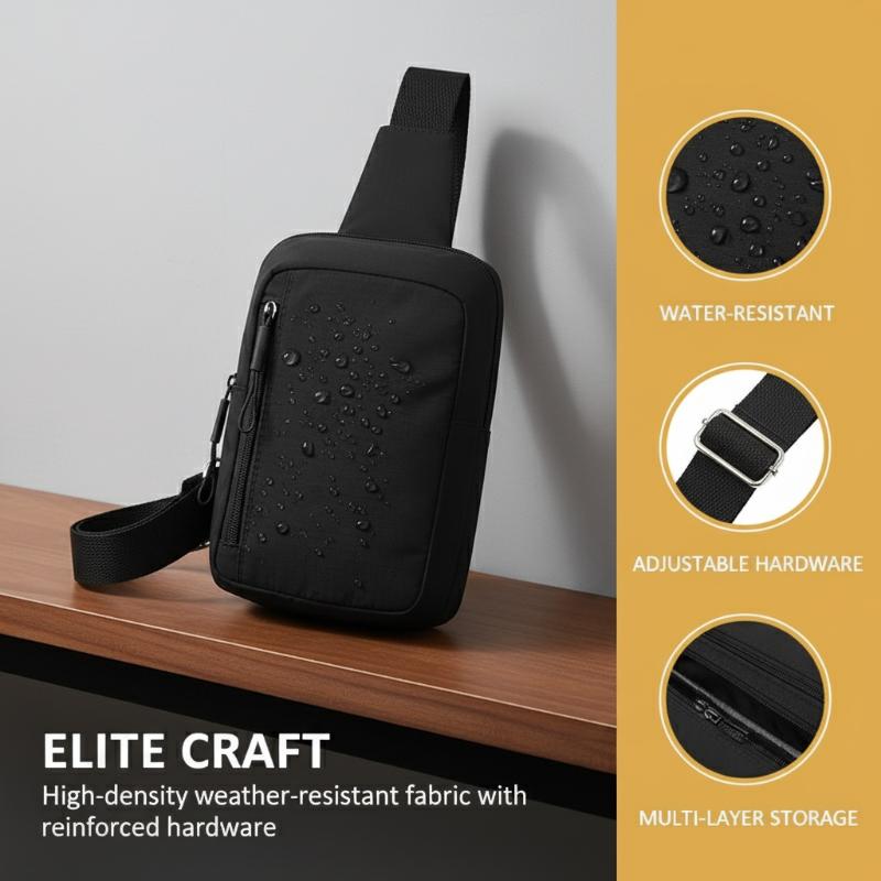Mini Sling Bag Stylish Crossbo - Outdoor Sport Backpack recension och pris